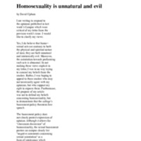 The Campus - %22Homosexuality is unnatural and evil%22  .pdf