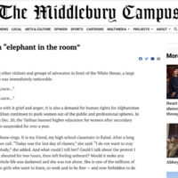 The Campus: &quot;Afghanistan, an &#039;elephant in the room&#039;&quot;